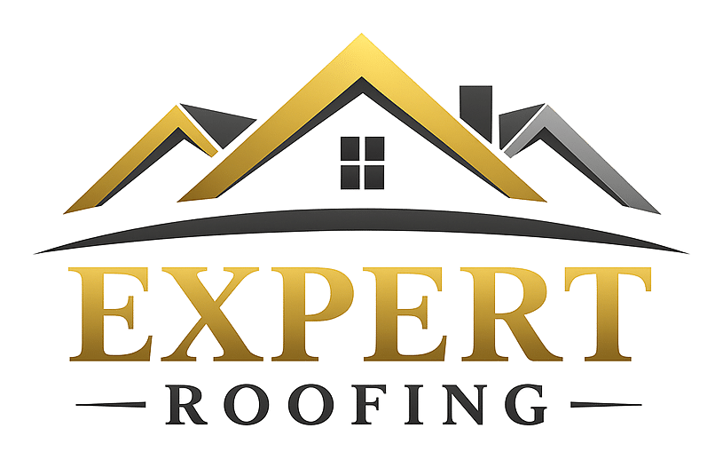 expert roofing logo upscaled transparent margin 0pct